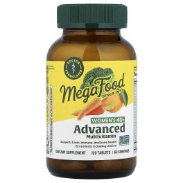 MegaFood, Women's 40+ Advanced Multivitamin, 120 Tablets