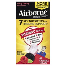 AirBorne, Immune Support, Very Berry, 64 Chewable Tablets