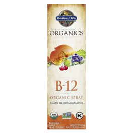 Garden of Life, Organics, B-12 Organic Spray, Raspberry, 2 fl oz (58 ml)
