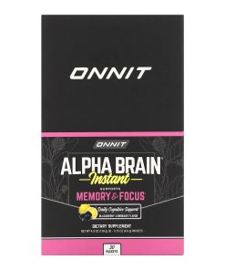 Onnit, Alpha BRAIN® Instant, Blackberry Lemonade, 30 Packets, 0.16 oz (4.6 g) Each