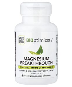 BIOptimizers, Magnesium Breakthrough, 50 Veggie Caps