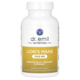 Dr. Emil Nutrition, Lion's Mane, 90 Vegetable Capsules
