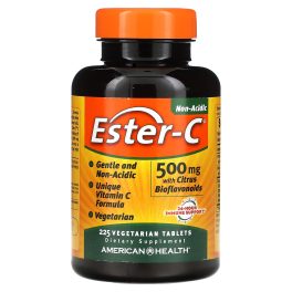 American Health, Ester-C® with Citrus Bioflavonoids, 225 Vegetarian Tablets
