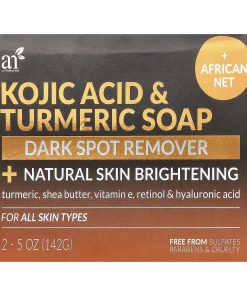 artnaturals, Kojic Acid & Turmeric Bar Soap, For All Skin Types , 2 Bars, 5 oz (142 g) Each