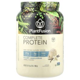 PlantFusion, Complete Protein, Creamy Vanilla Bean, 2 lb (900 g)