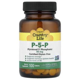 Country Life, P-5-P, 100 Tablets