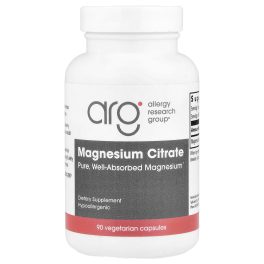 Allergy Research Group, Magnesium Citrate, 90 Vegetarian Capsules (170 mg per Capsule)