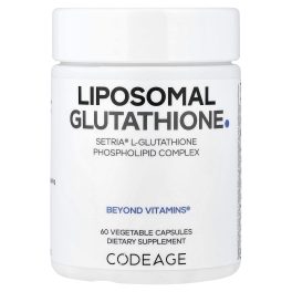 Codeage, Liposomal, Glutathione, 60 Vegetable Capsules