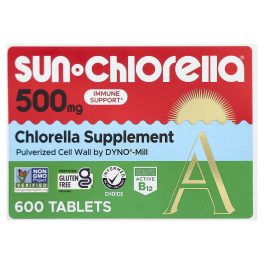 Sun Chlorella, Chlorella Supplement, 500 mg, 600 Tablets