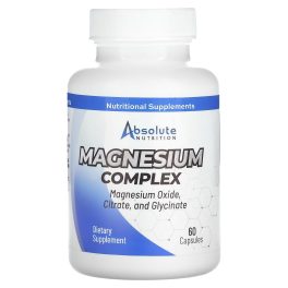 Absolute Nutrition, Magnesium Complex, 60 Capsules (250 mg per Capsule)