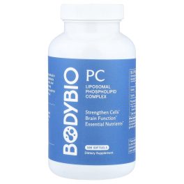 BodyBio, PC, Liposomal Phospholipid Complex, 100 Softgels (650 mg per Softgel)