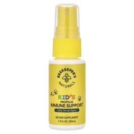 Beekeeper's Naturals, Kids, Propolis Immune Support, Daily Throat Spray, 1 fl oz (30 ml)