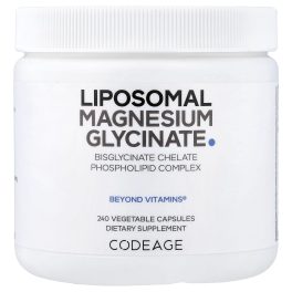 Codeage, Liposomal Magnesium Glycinate, 240 Vegetable Capsules