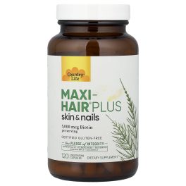 Country Life, Maxi-Hair® Plus Skin & Nails, 120 Vegetarian Capsules