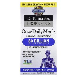 Garden of Life, Dr. Formulated Probiotics, Once Daily Men's, 50 Billion, 30 Vegetarian Capsules