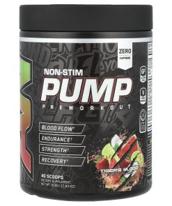 ABE, Non-Stim Pump Pre Workout, Tiger's Blood, 17.63 oz (500 g)