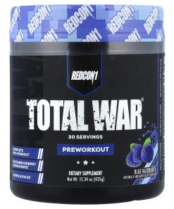 Redcon1, Total War®, PreWorkout, Blue Raspberry, 15.34 oz (435 g)