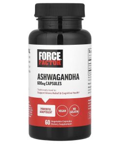 Force Factor, Ashwagandha , 600 mg , 60 Vegetable Capsules