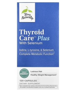 Terry Naturally, Thyroid Care™ Plus with Selenium, 120 Capsules