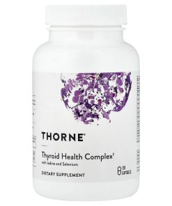 Thorne, Thyroid Health Complex with Iodine and Selenium, 120 Capsules