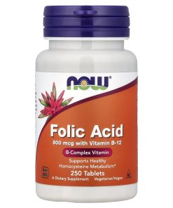 NOW Foods, Folic Acid, 250 Tablets