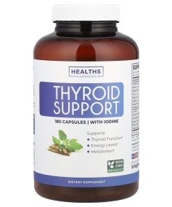 Healths Harmony, Thyroid Support With Iodine, 180 Capsules