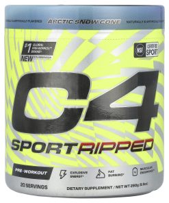 Cellucor, C4 Sport Ripped, Pre-Workout, Artic Snow Cone, 9.9 oz (280 g)